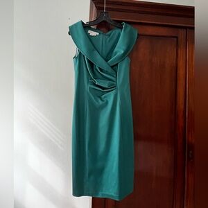 Kay Unger Emerald Green Cocktail Dress Size 4